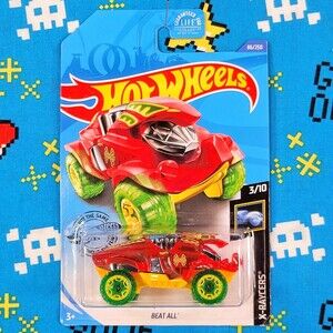 Hot Wheels X-Raycers Beat All 3/10 86/250 1:64 NOC